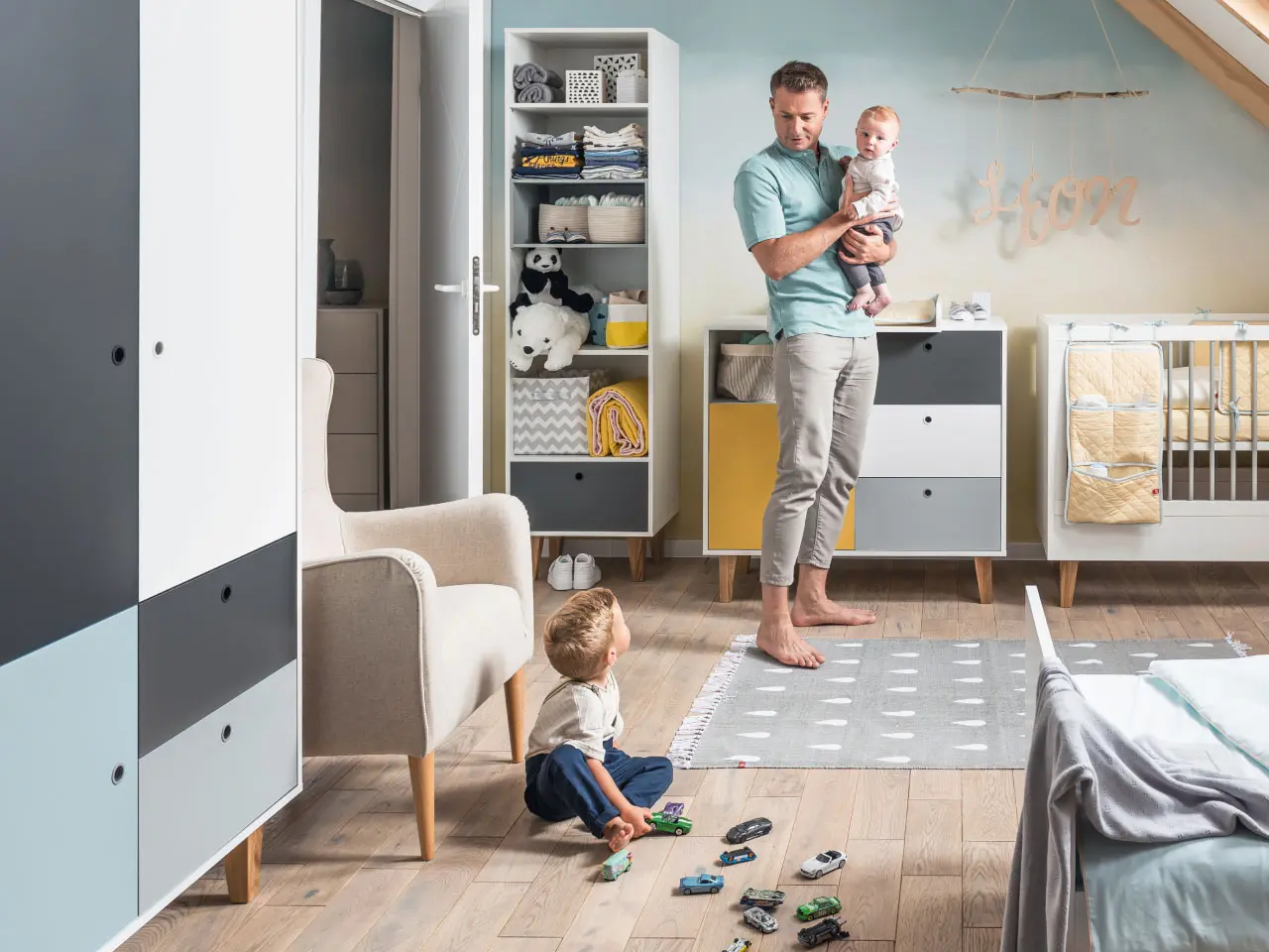 Concept Baby Möbel in verschiedenen Frontfarben – Kinderzimmer-Oase
